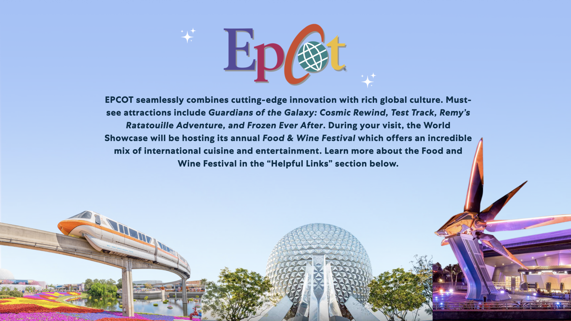 Epcot Guide